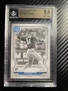 2020 Topps Gypsy Queen Jesus Luzardo 18/50 Black and White 287 RC Becket 9.5 - Picture 1 of 2