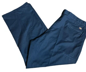 Pantaloni da uomo Dickies taglia 44UU uniforme taschino blu navy NUOVI - Foto 1 di 2