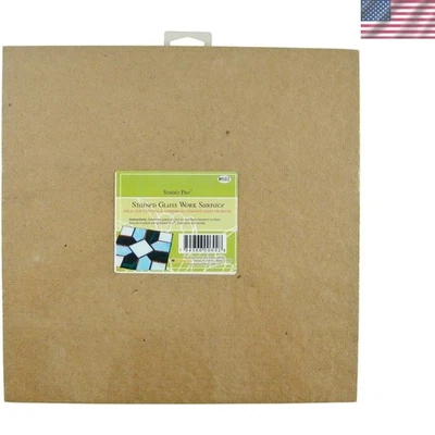 Heat Resistant Glass Work Surface 12x12 Inch for Stained Glass Soldering - Image 1 of 2