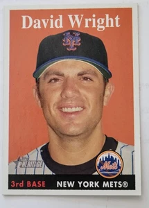 Scheda MLB David Wright 2007 Topps Heritage n. 92 - Foto 1 di 2