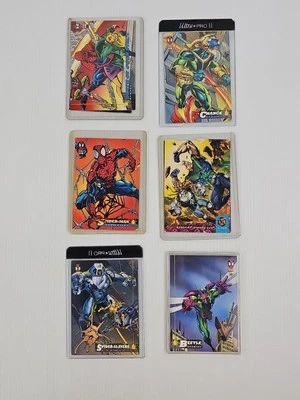 1994 Fleer Marvel AMAZING Spiderman , 12 X NM CARDS , in Protective Sleeves  - Image 1 of 4