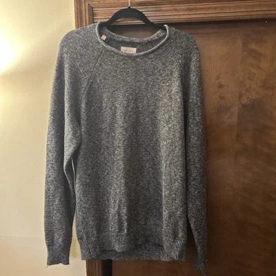 Jachs Men Gray Crewneck Sweater Size Large - Image 1 of 4