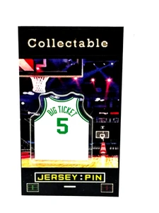 Boston Celtics Kevin Garnett jersey lapel pin-RETRO Classic C's Collectible - Picture 1 of 1