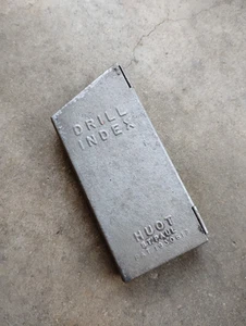 Vintage Small Huot Drill Index 1/16–1/4 USA Box Only! - Picture 1 of 7