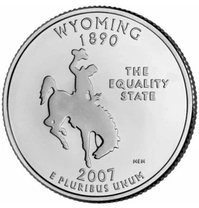 Wyoming US QUARTER 2007 - Bild 1 von 1