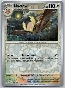 Noctowl 127/162 Reverse Holo SV05: Temporal Forces NM - Picture 1 of 2