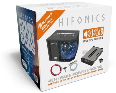 Hifonics MBP1000.4 MERCURY Car Hifi Bass Pack 4CH Solution - Bild 1 von 2