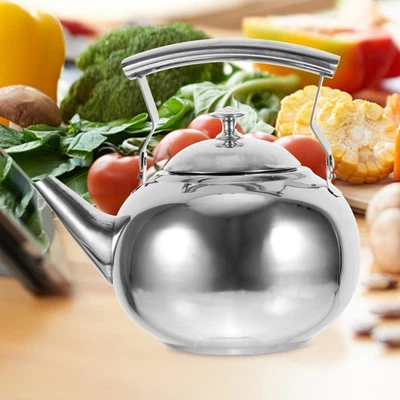 Bollitore in acciaio inossidabile Pratico bollitore per il tè con filtro - Immagine 1 di 4