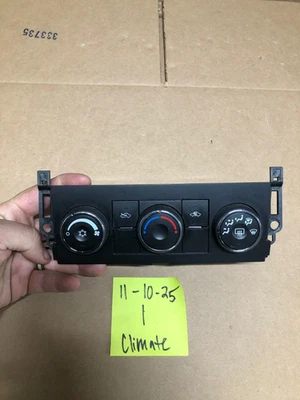 07-09 Chevy Silverado GMC Sierra 1500 A/C Heater Climate Control OEM 20787114 - Image 1 of 4