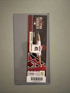 Boleto 2011 de los Gigantes de San Francisco Arizona Diamondbacks 15/04/11 Posey 2-4 R Cain con - Imagen 1 de 1