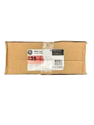 GE TLM1212RCU 125A 120/240VAC 1PH 3W NEMA 3 SURFACE MOUNT MAIN LUG BRAND NEW - Image 1 of 3
