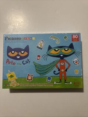Pete The Cat Mix & Match Magnetic Puzzle Game Board - Steam - Picasso Tiles New￼ - Image 1 of 4
