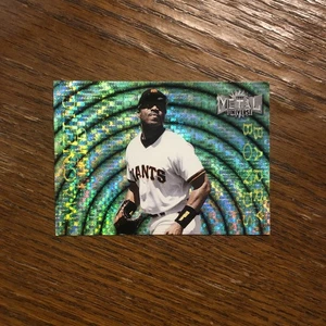 barry bonds 1997 Fleer Metal Universe Magnetic Field Insert #3 - Picture 1 of 12