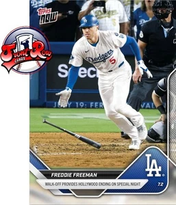 Freddie Freeman 2025 MLB Topps Now 374 Provides Walk Off on Special Night Presal - Bild 1 von 2