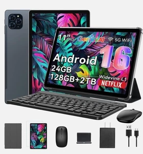 Tablet 2025 World's First Android 16 Tablet w/ Gemini AI, 11 Inch FHD Display, - Picture 1 of 6