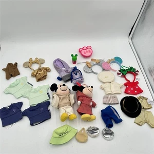 Disney nuiMos Mickey und Minnie Stofftiere mit extra Kleidung & Zubehör - Bild 1 von 12