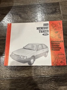 1989 Mercury Tracer Electrical and Vacuum Troubleshooting Manual 89 Original OEM - Foto 1 di 2