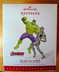 Hallmark Keepsake The Hulk vs. Ultron Christmas Holiday Ornament Marvel Avengers - Bild 1 von 6