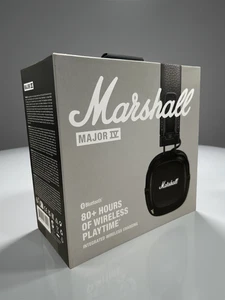 Marshall Major IV Bluetooth Kopfhörer Schwarz — NEU & OVP, 80h Akkulaufzeit - Bild 1 von 6