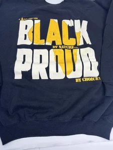 Vintage Gr. XL schwarz von Natur Proud by Choice Africa Crew Sweatshirt 1990er KC - Bild 1 von 12
