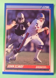 1990 Score - John Elway #25 - Denver Broncos  - Bild 1 von 2