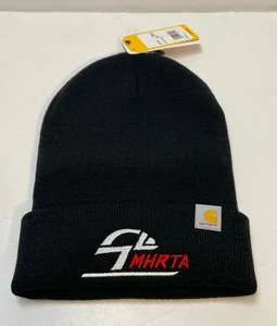 Carhartt Beanie Mütze Cap Erwachsene 7 1/2" Strickbündchen AH597-M Schwarz Neu - Bild 1 von 7