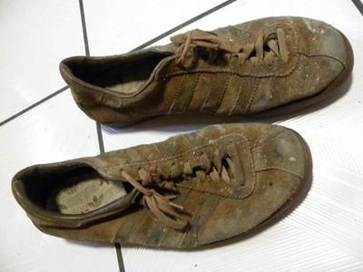 ZAPATOS ADIDAS 1977 vintage hombre Francia? Talla 9 ZAPATILLAS tabaco ¡Envío gratis a EE. UU.! Foto 1 de 4