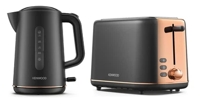 Kenwood Abbey Lux Kettle and Toaster Set - Dark Grey - Image 1 of 4