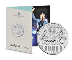2024 Music Legend Paul McCartney UK £5 Coin Royal Mint - Picture 1 of 5
