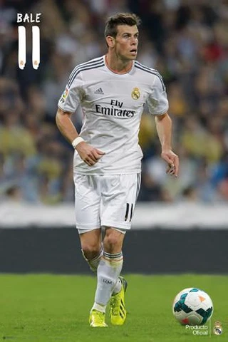 Gareth Bale SUPERSTAR Real Madrid FC Official La Liga Spanish Import POSTER Cover