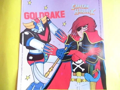 ATLAS UFO ROBOT GOLDRAKE CAPITAN HARLOCK POSTER MANIFESTO LOCANDINA GADGET 1978 - Immagine 1 di 4