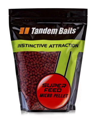 TANDEM BAITS SuperFeed Micro Pellet 6mm/1kg Strawberry Cream