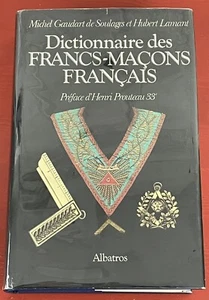 Dictionnaire des Francs-Maçons HC, 1981 ~ French Freemason Dictionary ~ NICE! - Imagen 1 de 16