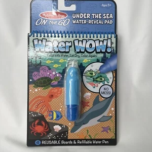 Melissa & Doug On The Go Under The Sea Water Reveal Reusable Pad No Less - Picture 1 of 4