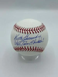 Keith Hernandez Autographed OMLB with Seinfeld Inscription Whos this Chucker? (J - Picture 1 of 1