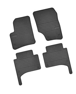 Auto-Fußmatten Gummimatten Schwarz für VW Touareg 1 2002 - 2010 Bef rund - Bild 1 von 5