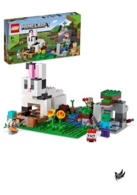 LEGO Minecraft The Rabbit Ranch House Farm Set  21181 Animals Toy for Kids  Boys - Image 1 of 3