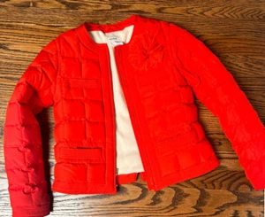 JCrew Crewcuts Red-orange Lined Jacket Size 12 - Picture 1 of 5