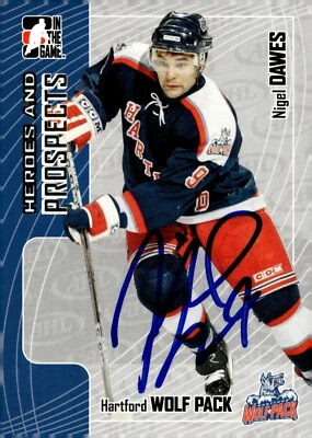 Nigel Dawes - Signed 2005-06 In The Game Heroes And Prospects Card #234 - Image 1 of 2