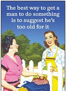 The Best Way To Get A Man To Do Something Is to funny fridge magnet (ep) - Picture 1 of 1