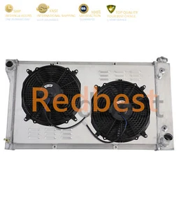 3Row Radiator Shroud Fan For 1967-1972 Chevy GMC C/K Series Pickup Truck 28.25"W - Picture 1 of 12