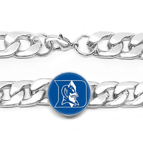 Blue Devils Mens Link Chain Bracelet Jewelry Gift D4 Cover