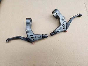 Avid Speed Dial Ti Mountain Bike Brake Levers Titanium Left + Right Set - Picture 1 of 12