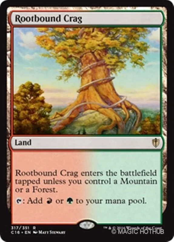 MTG - ROOTBOUND CRAG - Commander 2016 (R) - Image 1 of 1