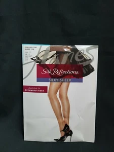 Hanes Silk Reflections Control Top Sheer Toe Size: EF Color: Barely There B037 - Picture 1 of 7