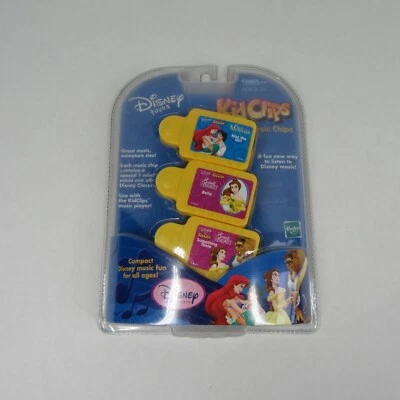 Disney Tunes Kid Clips Little Mermaid Beauty and the Beast Music Chip Hasbro New - Image 1 of 4