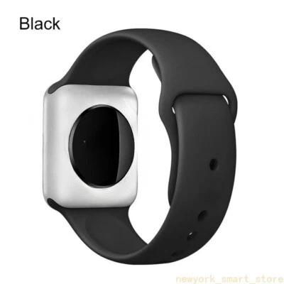 Sport Soft Silicone Band Strap For Apple Watch 11 10 9 8 7 6 5 4 SE 3 2 42/46mm - Image 1 of 4