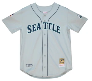 1997 Ken Griffey Jr Seattle Mariners Mitchell & Ness Cooperstown MLB AC Jersey - Picture 1 of 5