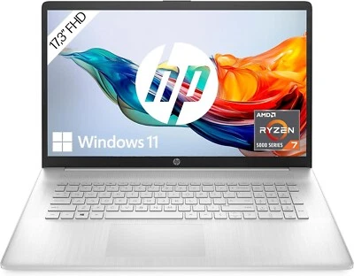 HP Gaming Notebook 17" | AMD Ryzen 7 5700U | 32GB RAM | 1000GB SSD | Win 11 - Bild 1 von 4