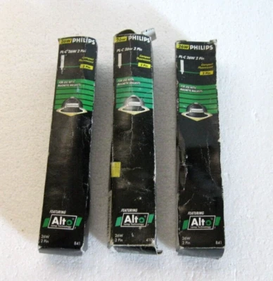 Philips PL-C 26W/841/2P 26W 2 Pin G24d-3 CFL Bulb Double Tube Fluorescent Lamp - Image 1 of 4